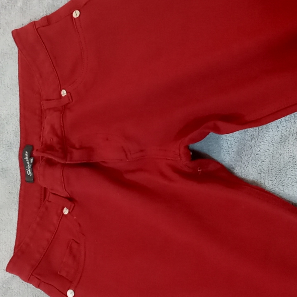 Maroon shinestar pants size large